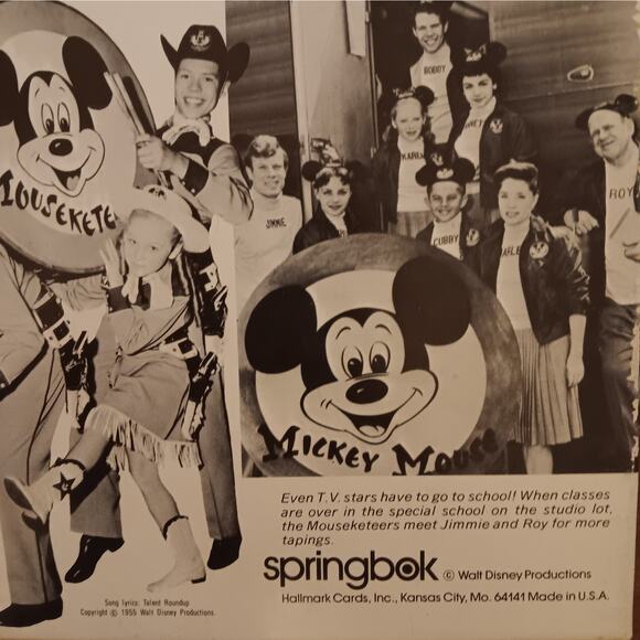 Vintage Springbok Mousekapuzzle Mickey Mouse Club Circular Jigsaw Puzzle - Picture 5 of 14